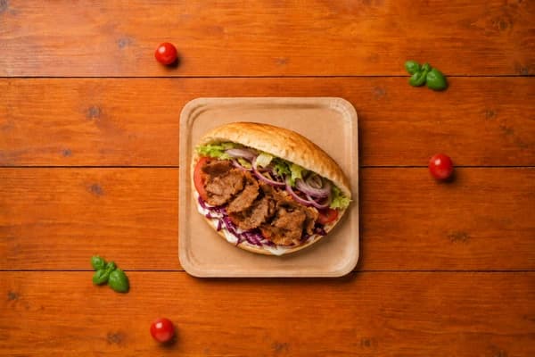 40. Kebab v chlebu